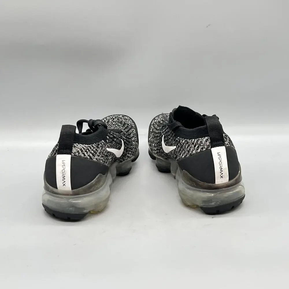 Nike Shoes Boys 5 Black White Air VaporMax Flyknit Running Sneakers Comfort